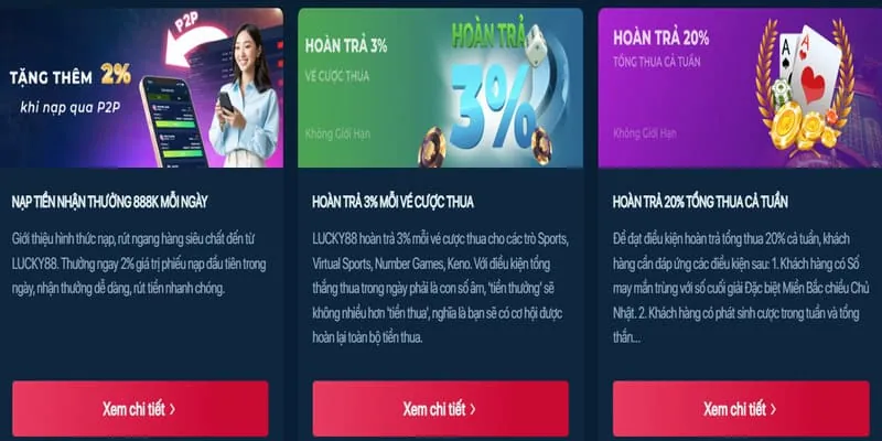 Thưởng nạp lại hàng ngày casino 13win okvip